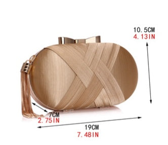 The AllureTassel Clutch