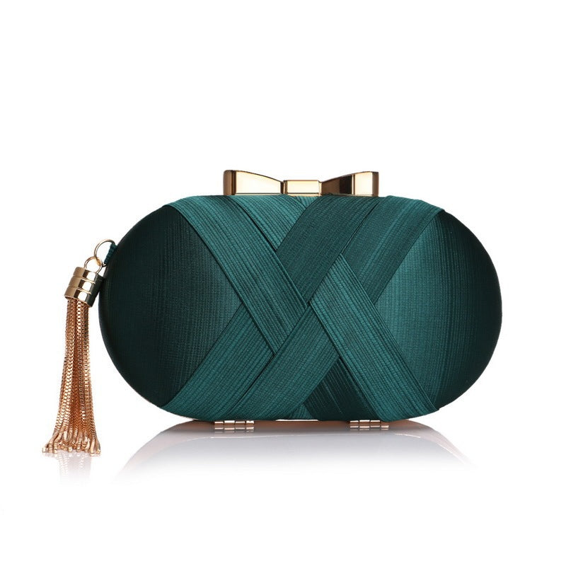 The AllureTassel Clutch