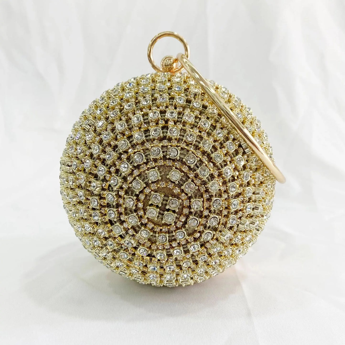 Celeste Luxe Evening Clutch – Gold Edition