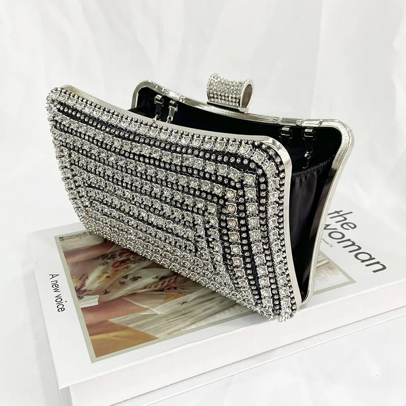Celeste Luxe Evening Clutch – Gold Edition