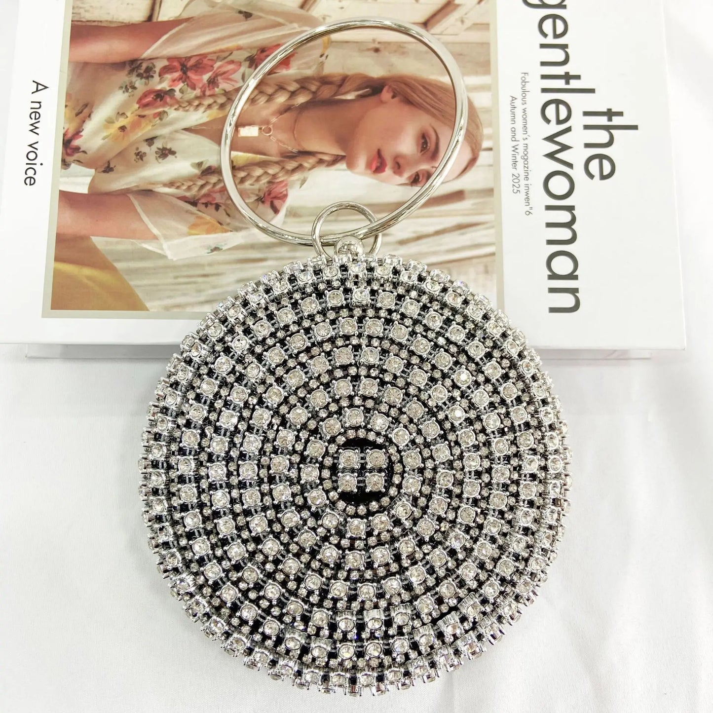 Celeste Luxe Evening Clutch – Gold Edition