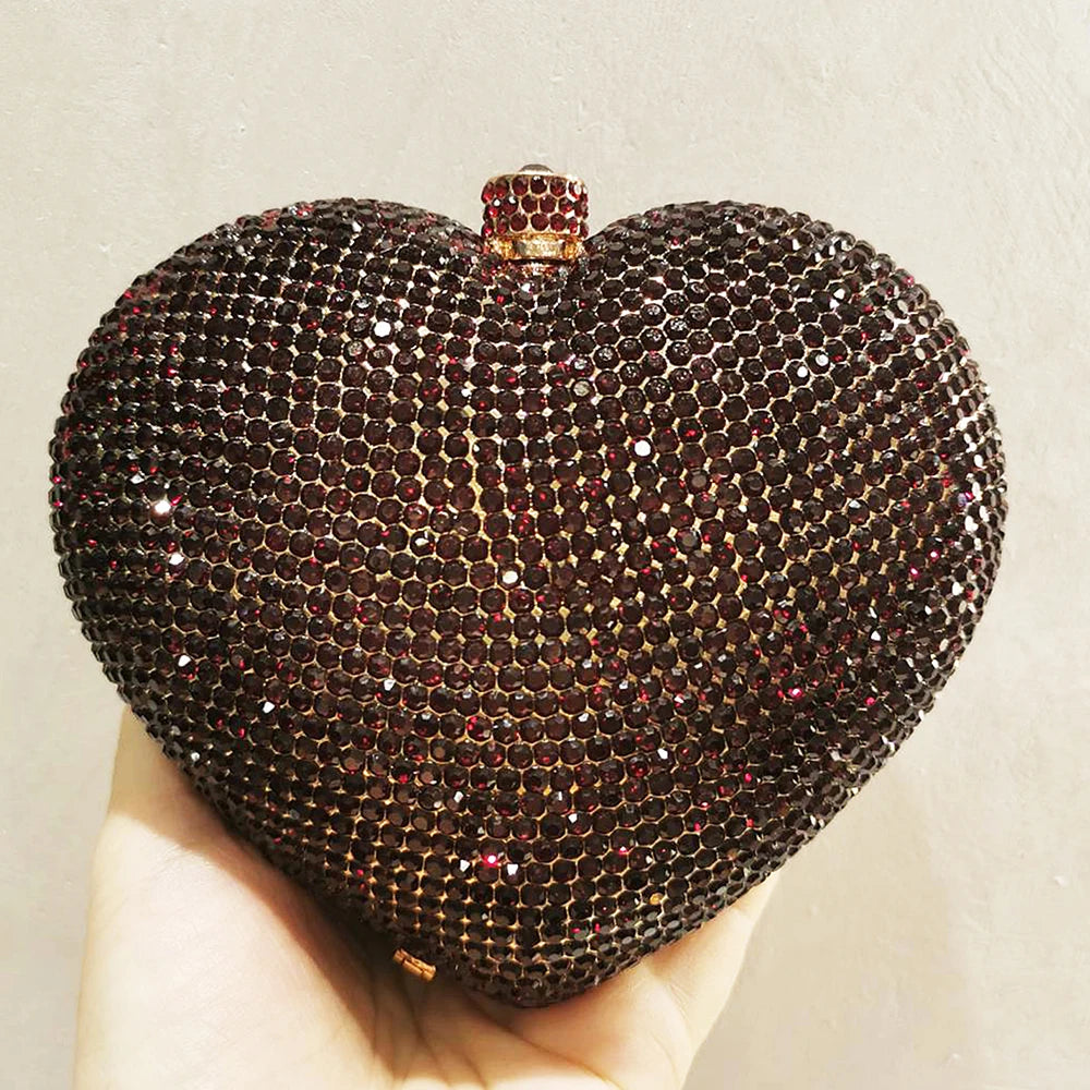 Romance Royale Heart Clutch – Crystal Edition