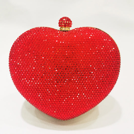 Romance Royale Heart Clutch – Crystal Edition