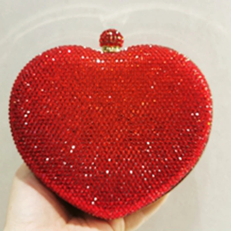 Romance Royale Heart Clutch – Crystal Edition